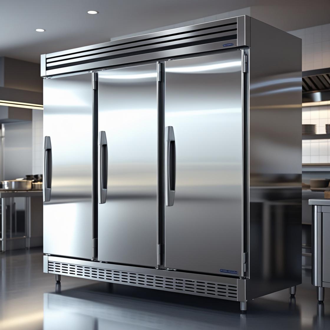 4 door commercial freezer