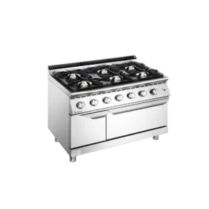 Gas Ranges 6 Burners with Gas Oven