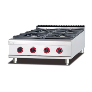 Counter Top Gas Range with 4 Burners